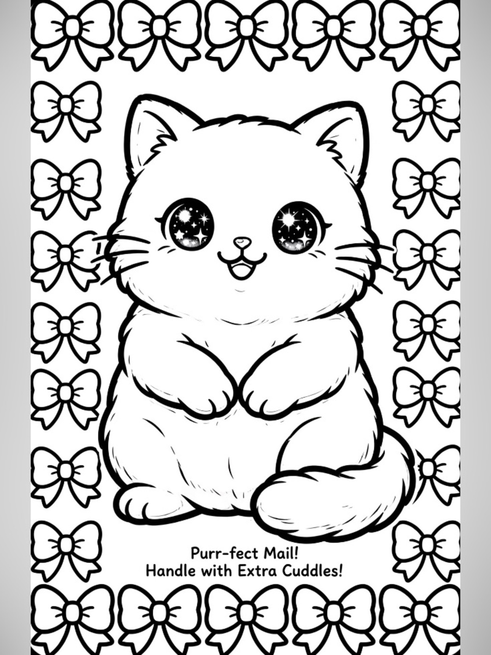 Customized Thank You Note - Black & White (50) 4x6 stickers - Picture 14 of 17